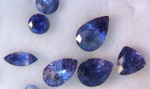 Benitoite
                  gemstones $100 per carat