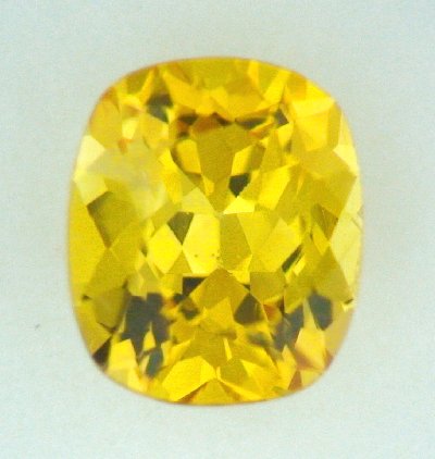 gem yellow sapphire